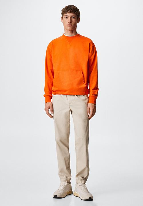 MANGO - Pocket sweatshirt rainc - orange