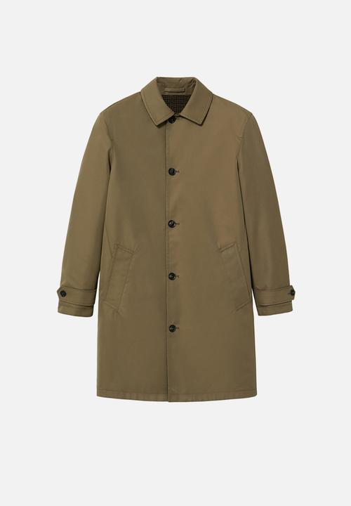 MANGO - Parka coat clark - medium brown