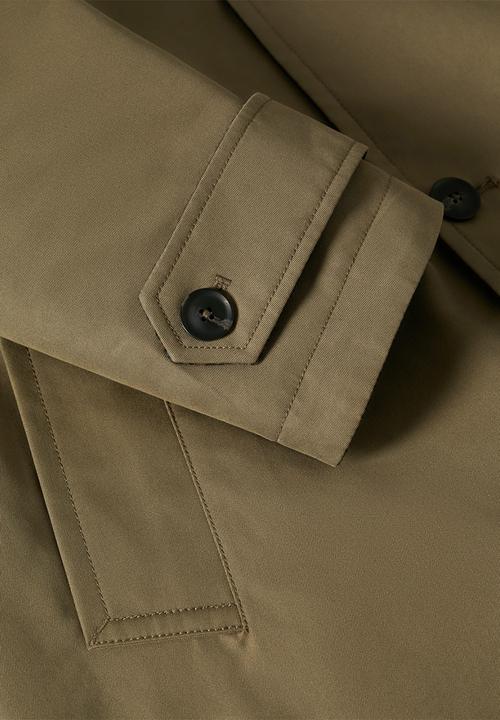 MANGO - Parka coat clark - medium brown