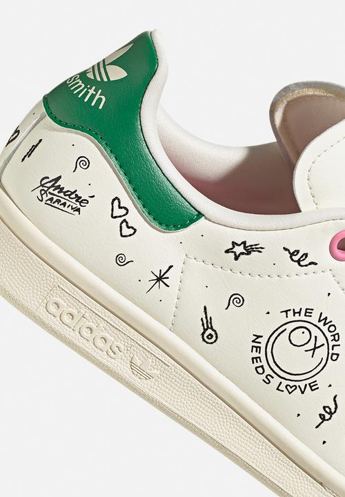 adidas Originals - Stan smith j - cream white/cream white/core black