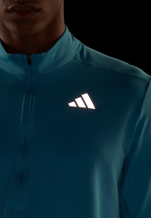 adidas Performance - Otr 1/2 zip - preloved blue