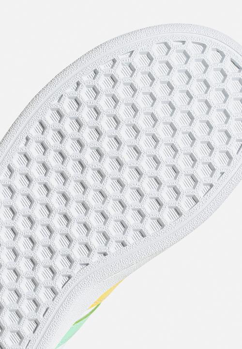 adidas Performance - Grand court 2.0 k - ftwr white/pulse mint/beam pink