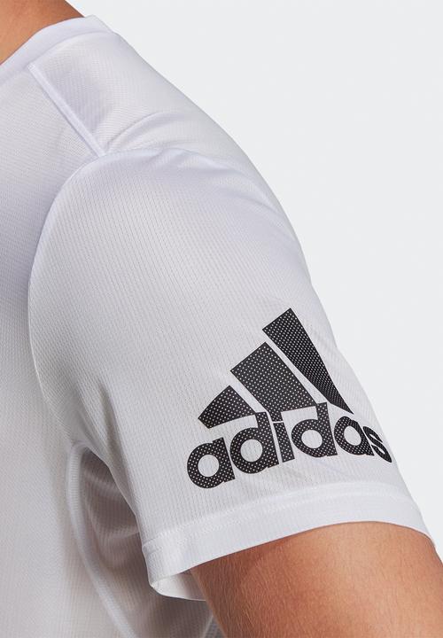 adidas Performance - Run it tee m - white