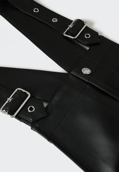 MANGO - One-piece suit pin - black