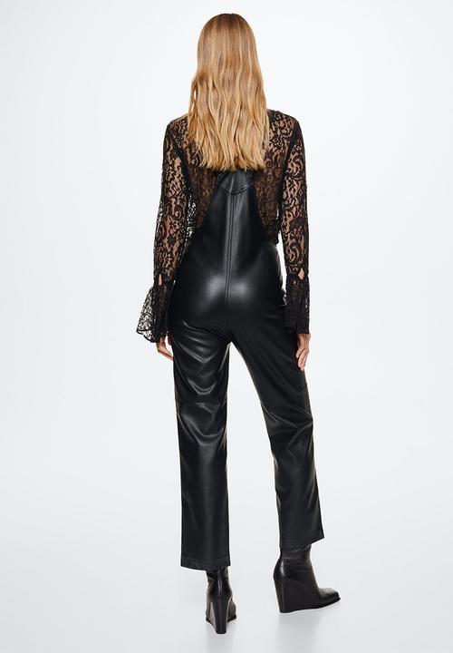 MANGO - One-piece suit pin - black