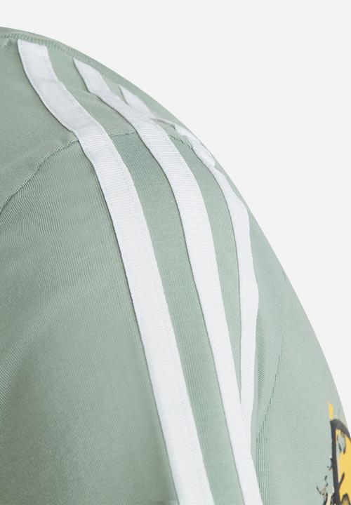 adidas Originals - Tee dress - silver green