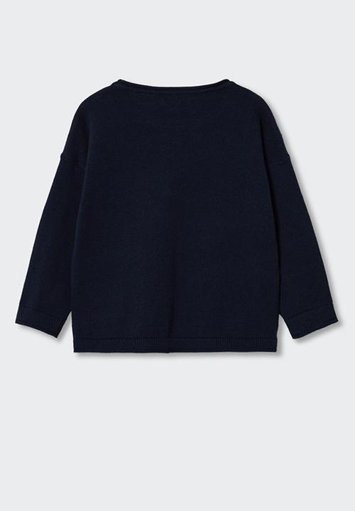 MANGO - Sweater  jinbe - navy