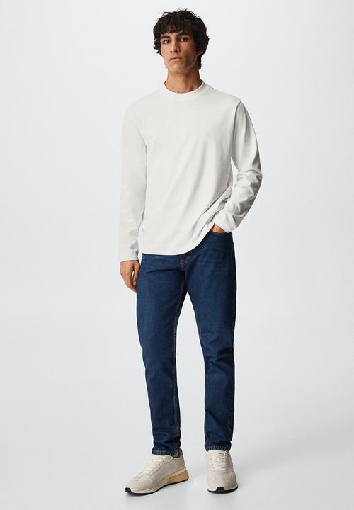 MANGO - T-shirt gareth - off white