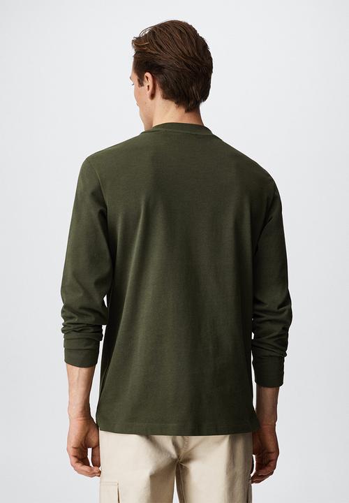 MANGO - T-shirt gareth - khaki