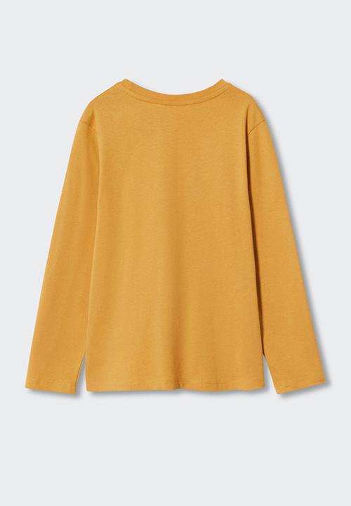 MANGO - T-spencer - yellow