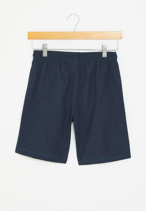 POLO - Boys crested short - green