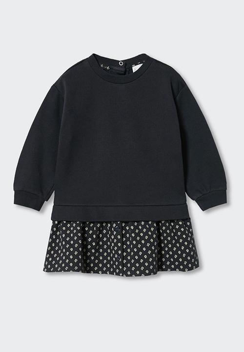 MANGO - Dress leo - navy