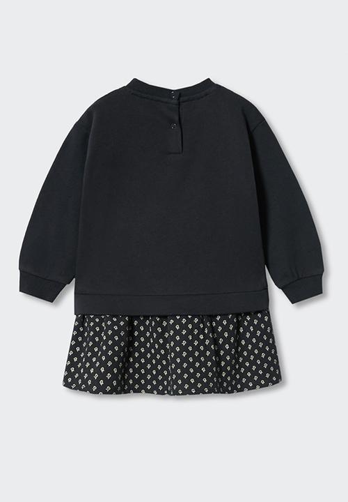 MANGO - Dress leo - navy