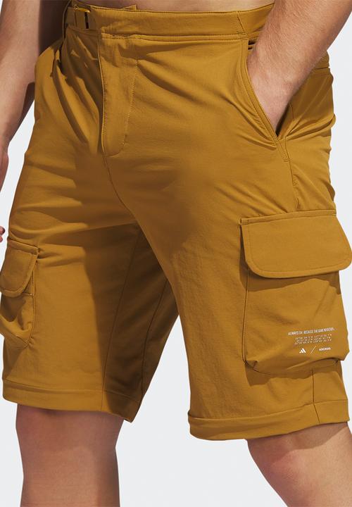 adidas Performance - Adicross zip-off golf pants - bronze strata