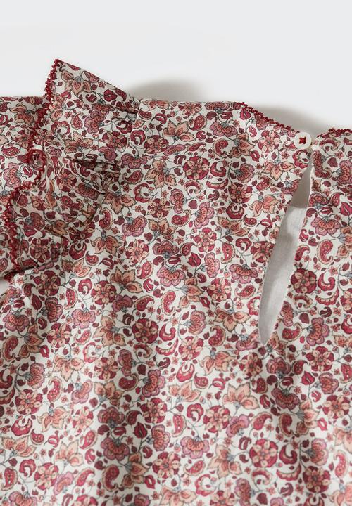 MANGO - Dress  anais - red