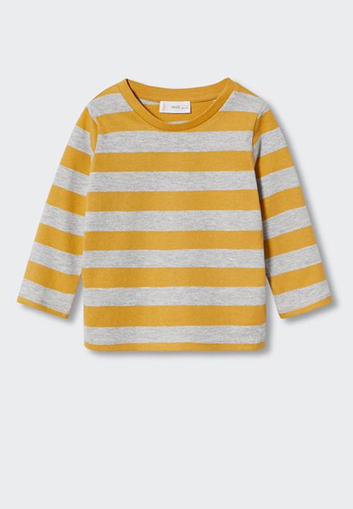 MANGO - T-shirt  ivan - yellow