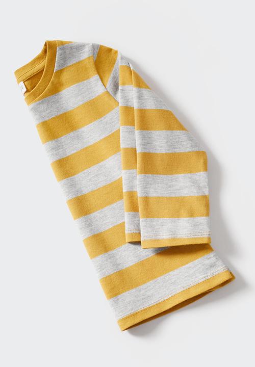 MANGO - T-shirt  ivan - yellow