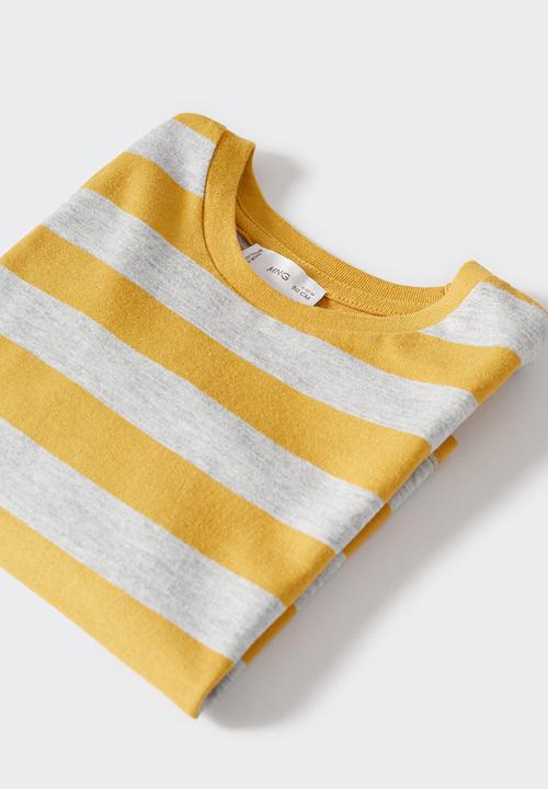 MANGO - T-shirt  ivan - yellow