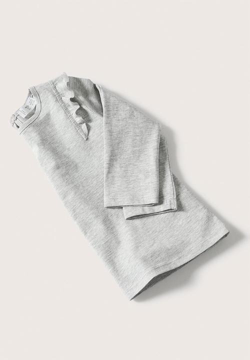 MANGO - T-shirt  italy - grey