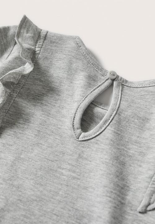 MANGO - T-shirt  italy - grey
