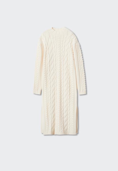 MANGO - Dress boline - beige