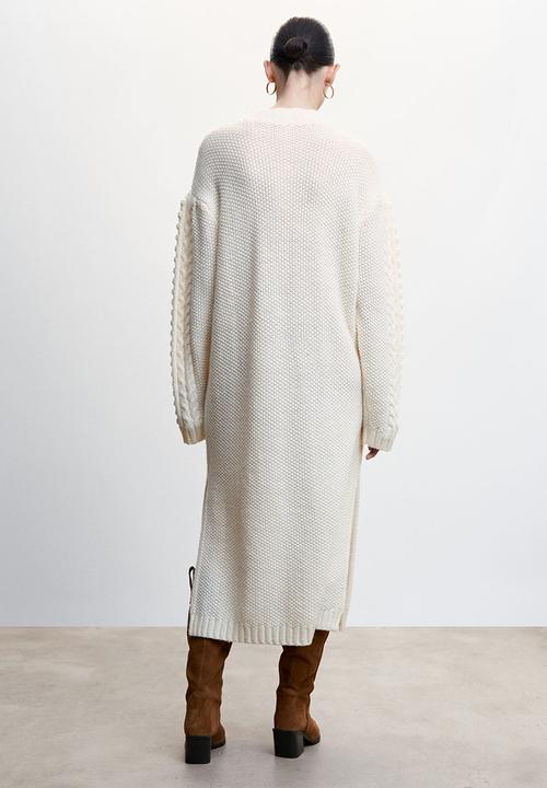 MANGO - Dress boline - beige