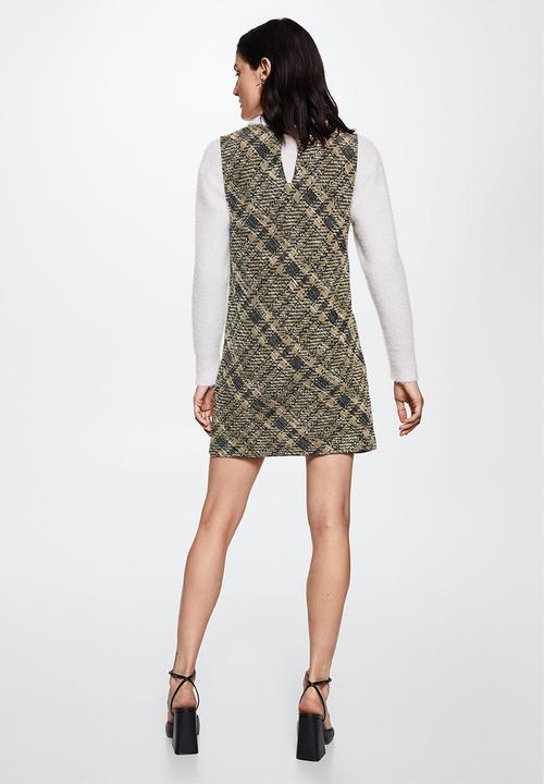 MANGO - Dungaree dress julie - yellow