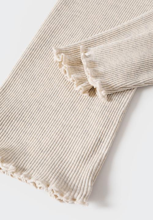 MANGO - T-shirt  turborib - brown
