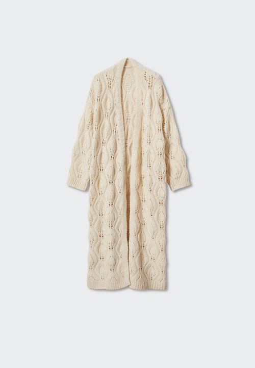 MANGO - Cardigan hadidi - beige