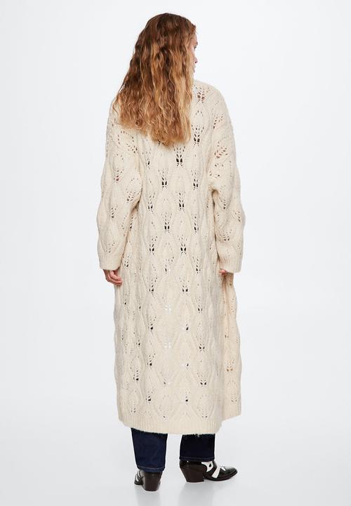 MANGO - Cardigan hadidi - beige