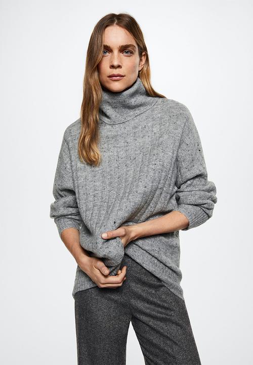 MANGO - Sweater natalie - medium grey