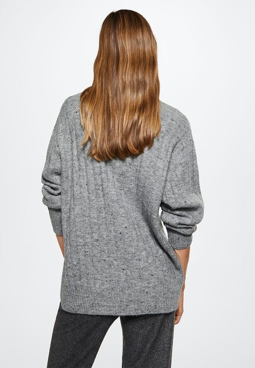 MANGO - Sweater natalie - medium grey
