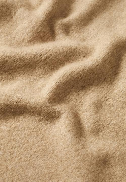MANGO - Dress seeds - medium brown