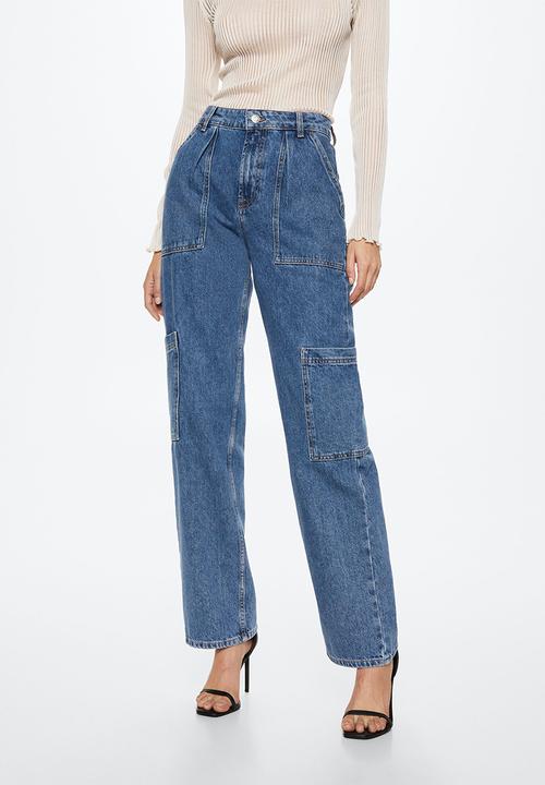 MANGO - Jeans nuria - open blue