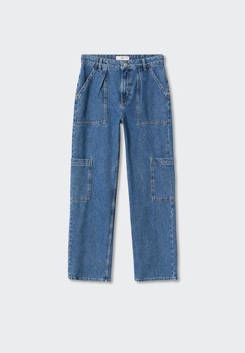 MANGO - Jeans nuria - open blue