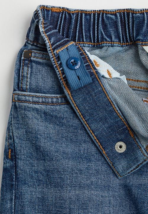 H&M - Comfort stretch loose fit jeans - denim blue