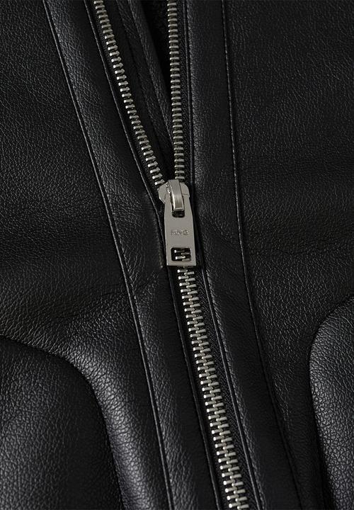 MANGO - Jacket hoodie - black