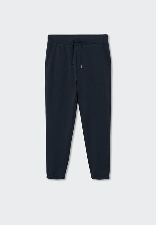 MANGO - Trousers cohen - navy