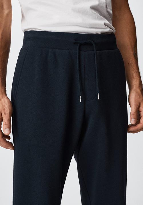 MANGO - Trousers cohen - navy