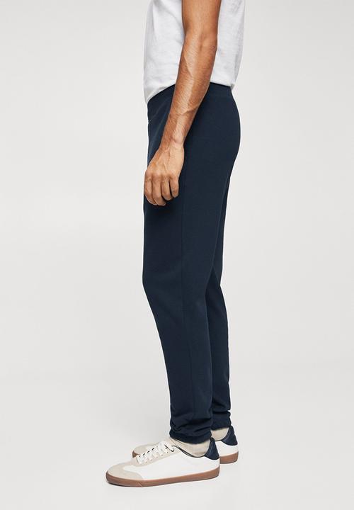 MANGO - Trousers cohen - navy