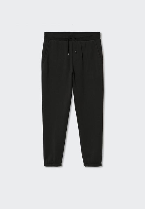 MANGO - Trousers cohen - black