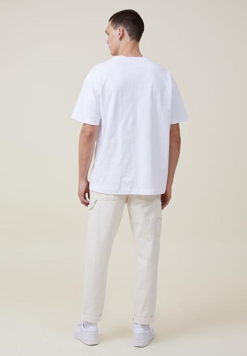 Cotton On - Relaxed tapered jean - worker natural