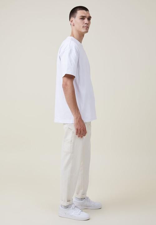 Cotton On - Relaxed tapered jean - worker natural