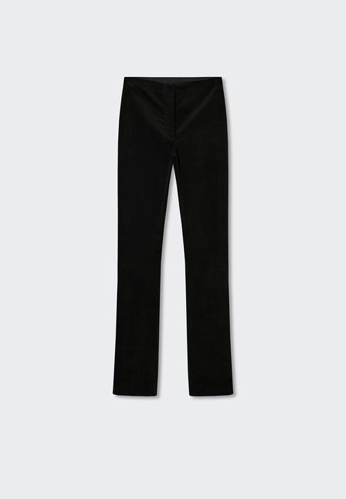 MANGO - Trousers newcut - black