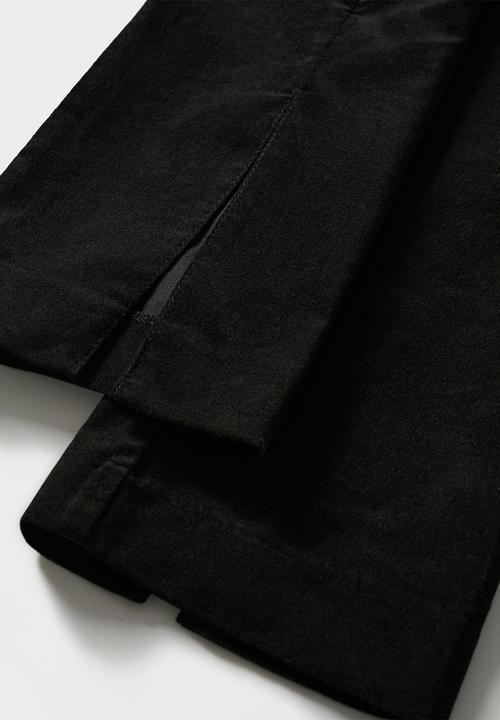 MANGO - Trousers newcut - black