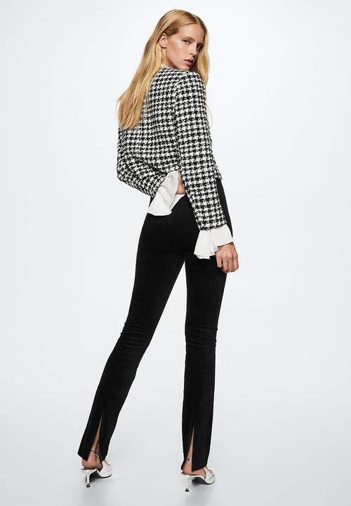 MANGO - Trousers newcut - black