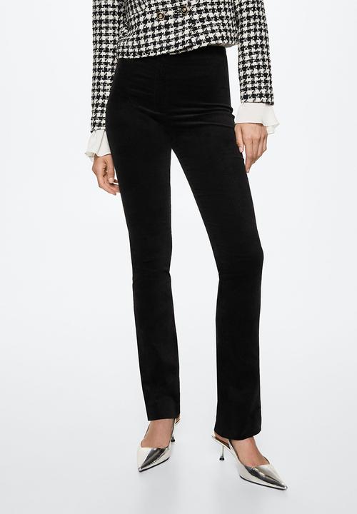 MANGO - Trousers newcut - black