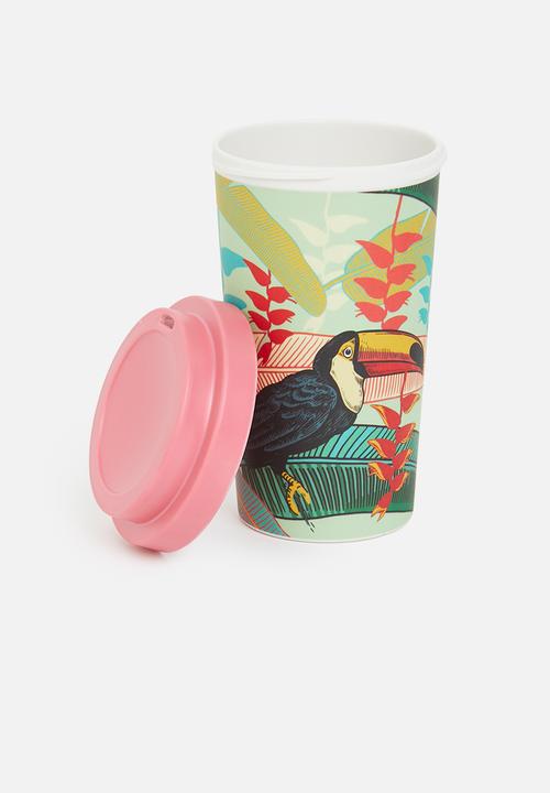 Excellent Houseware - Travel cup - toucan