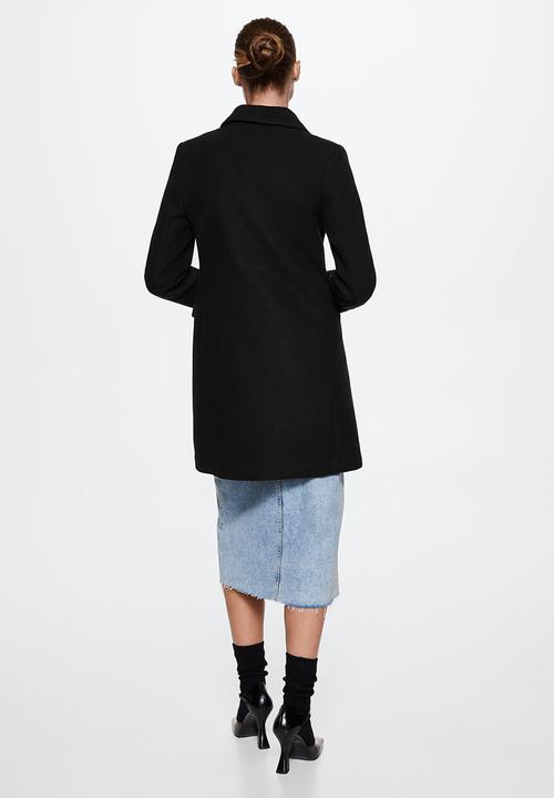 MANGO - Coat carmin - navy