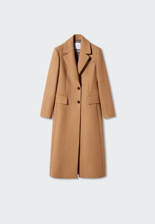 MANGO - Coat linda - medium brown